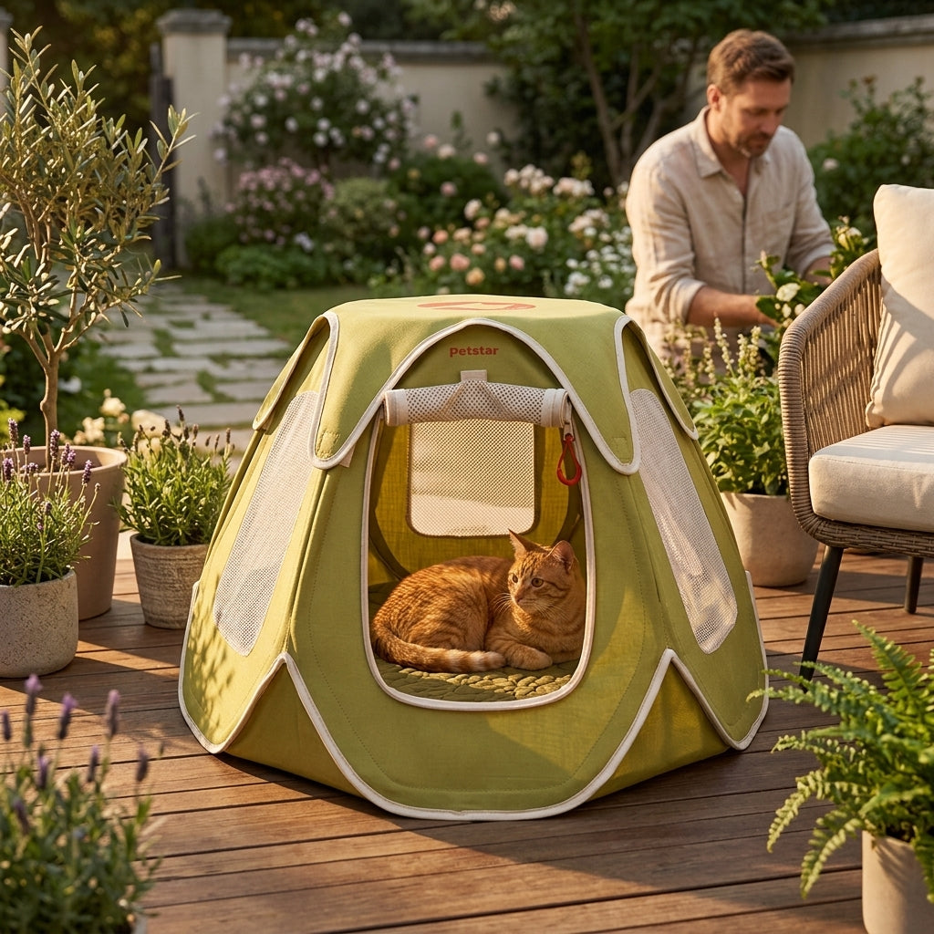 Catvera Foldable Outdoor Cat Tent - Main Product Image