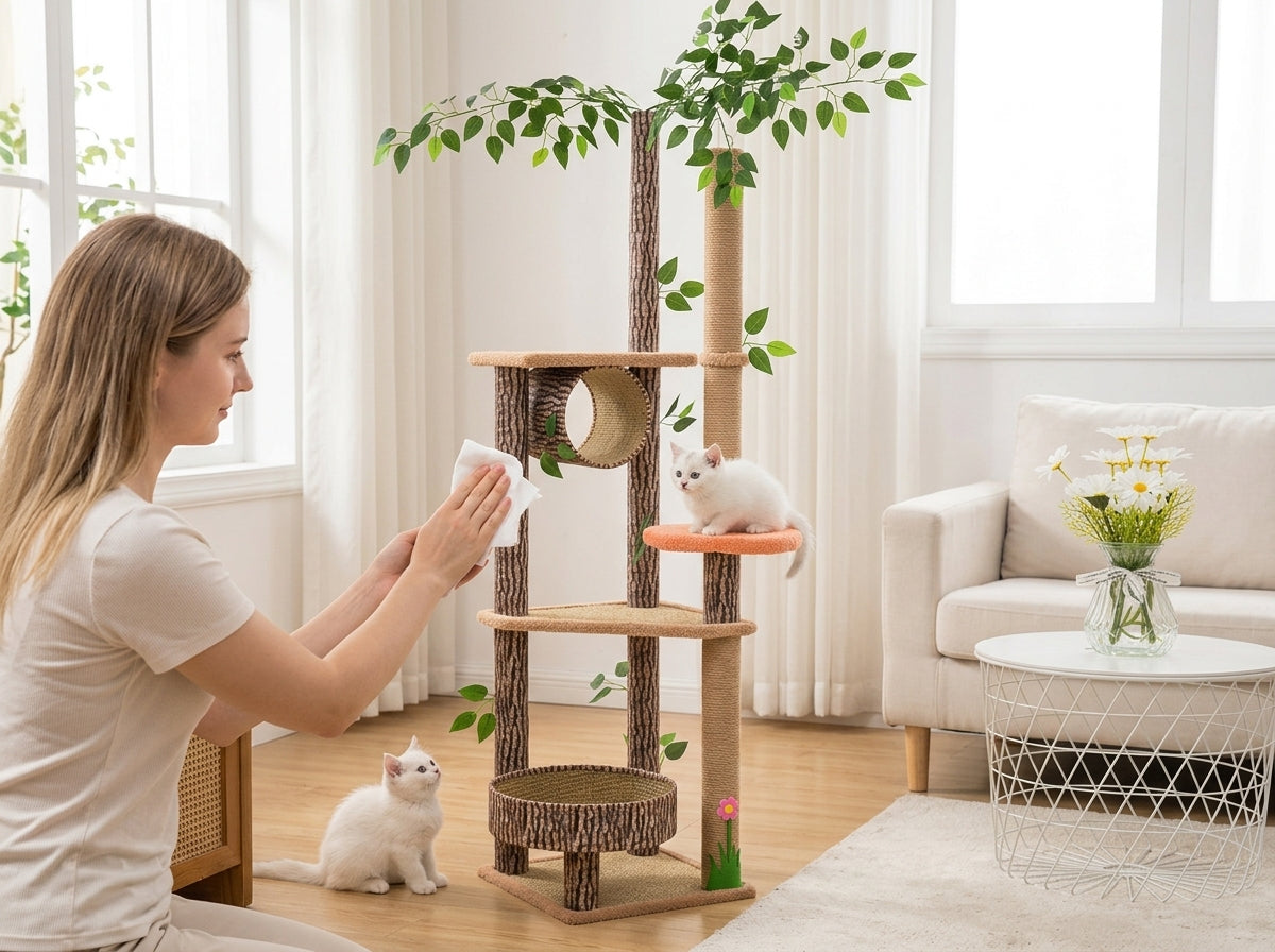 Catvera Forest Cat Climbing Tree - Effortless Care for Busy Cat Parents