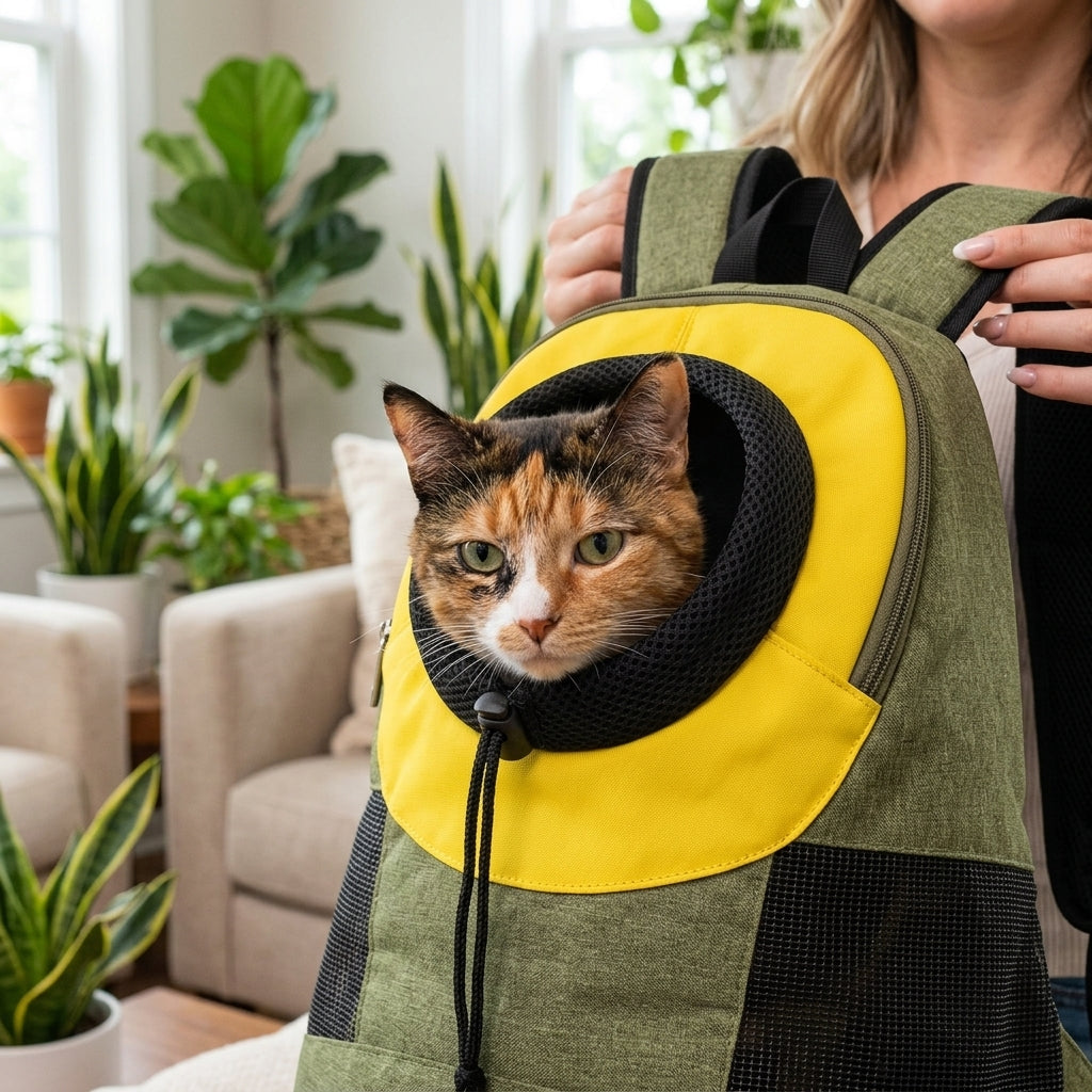 Catvera Front Chest Cat Carrier Backpack - Comfort & Breathability System