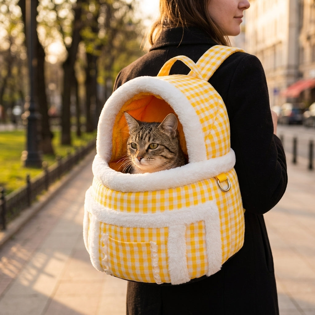 Catvera Front Facing Cat Carrier Backpack - Main Product Image