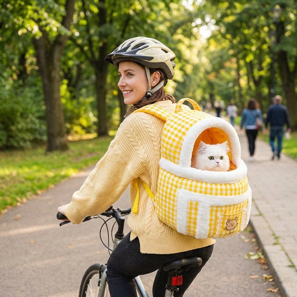 Catvera Front Facing Cat Carrier Backpack - Hands-Free Adventure Ready