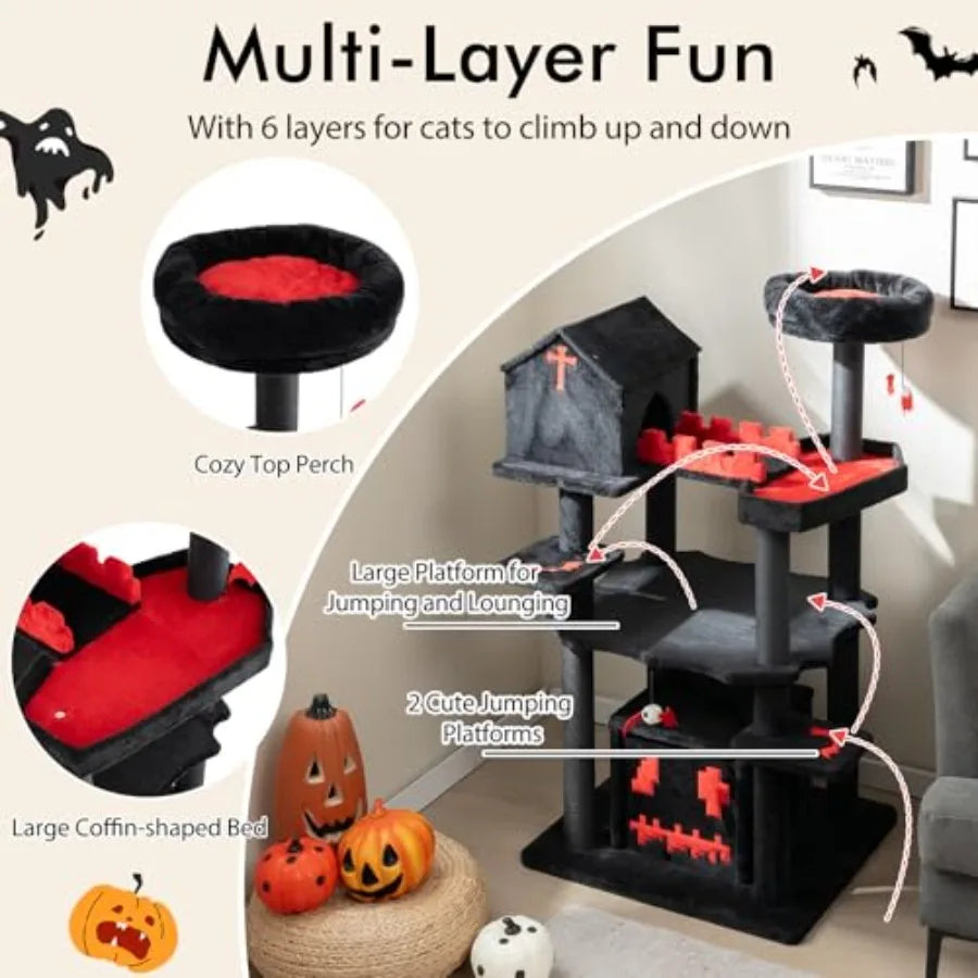 Catvera Gothic Cat Tree 49