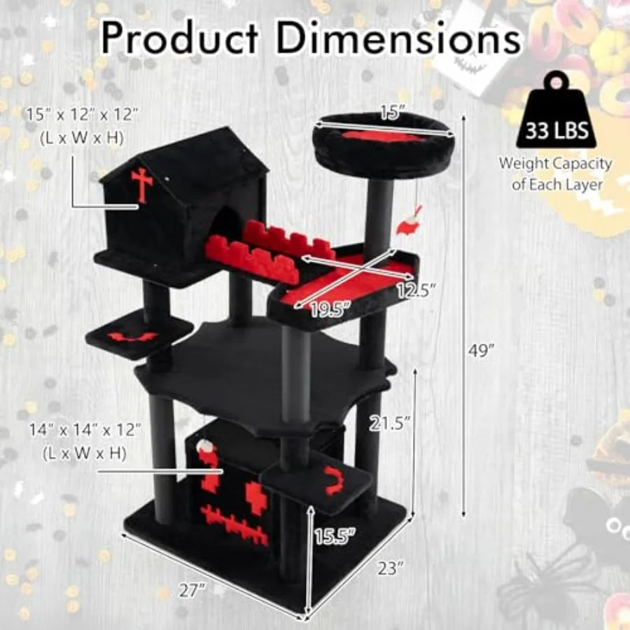 Catvera Gothic Cat Tree 49