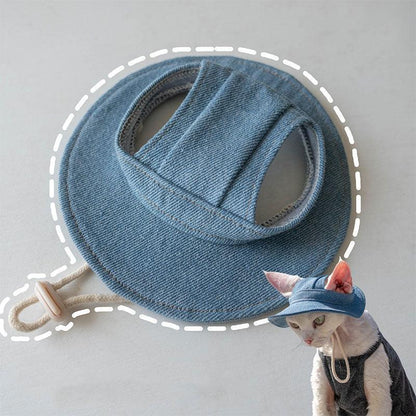 Catvera Hairless Cat Sun Hat - Image 12|||PROMPT|||Original clean product image