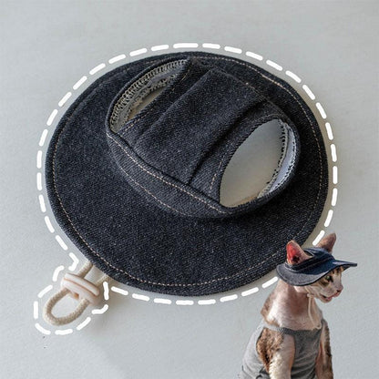 Catvera Hairless Cat Sun Hat - Image 16|||PROMPT|||Original clean product image
