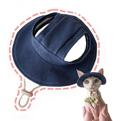 Catvera Hairless Cat Sun Hat - Image 8|||PROMPT|||Original clean product image