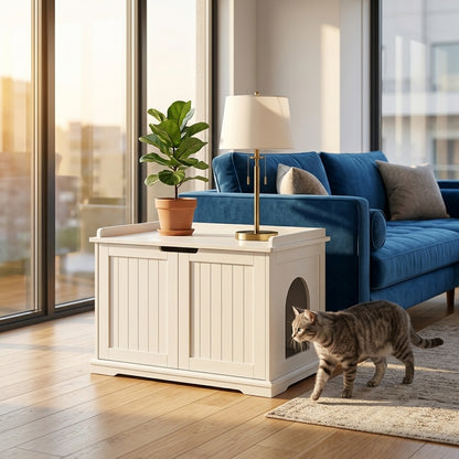 Catvera Hidden Litter Box Cabinet - Main Product Image