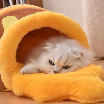 Catvera Honey Jar Cat Tunnel - Image 4|||PROMPT|||Original clean product image