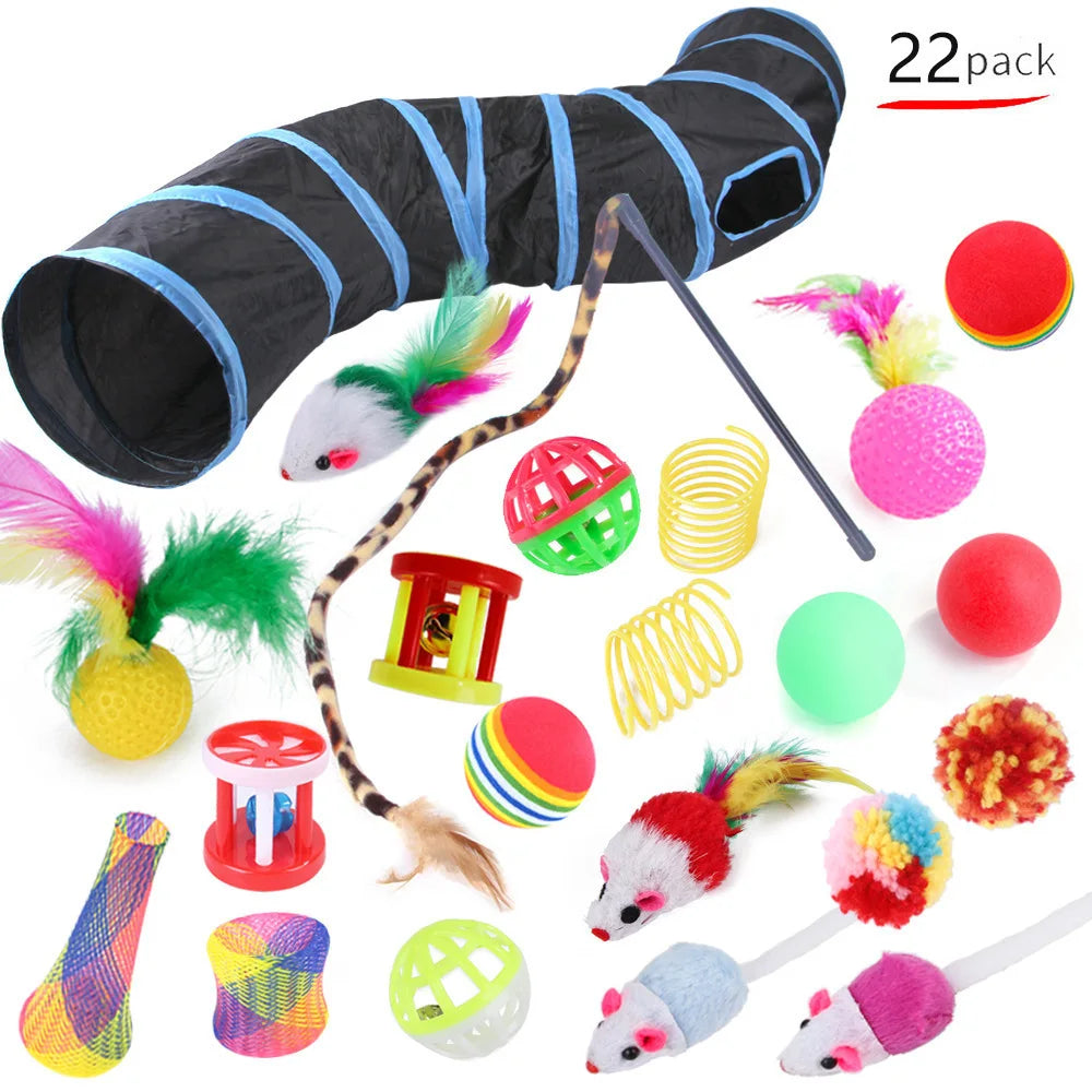 Catvera Interactive Cat Toy Set - Image 5|||PROMPT|||Original clean product image