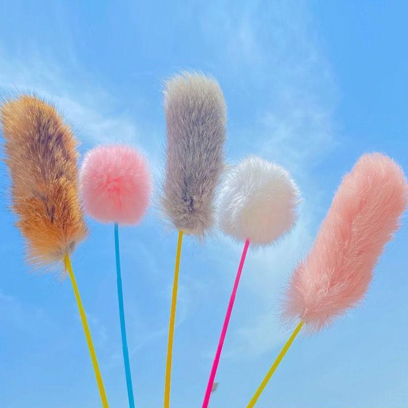 Catvera Interactive Feather Bell Teaser Wand - Image 3|||PROMPT|||Original clean product image