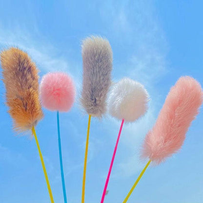 Catvera Interactive Feather Bell Teaser Wand - Image 3|||PROMPT|||Original clean product image