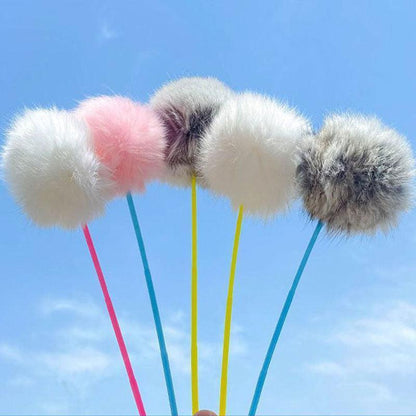 Catvera Interactive Feather Bell Teaser Wand - Image 5|||PROMPT|||Original clean product image