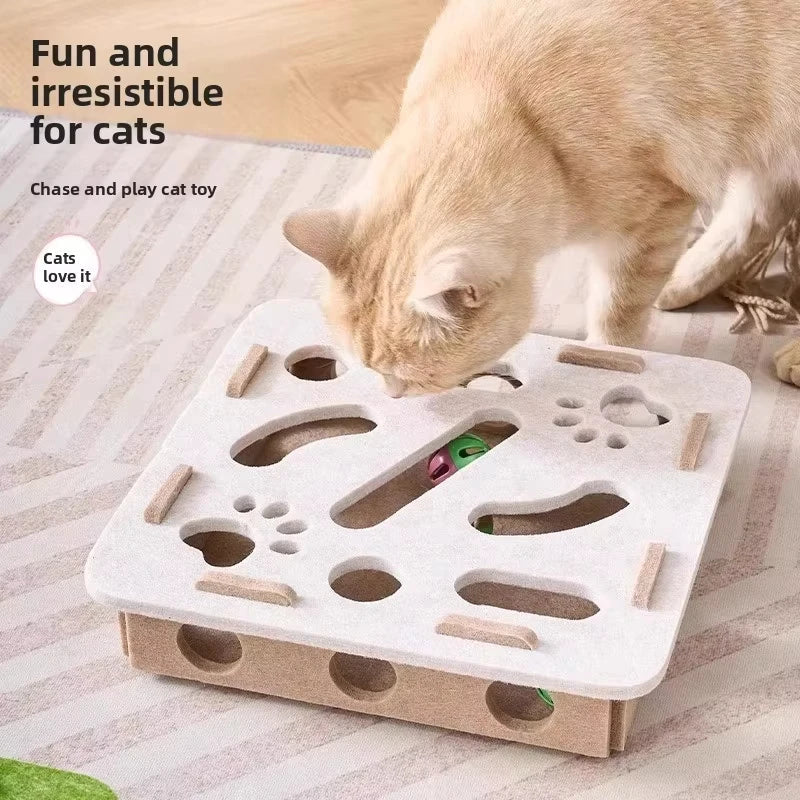 Catvera Interactive Felt Puzzle Box - Image 2|||PROMPT|||Original clean product image