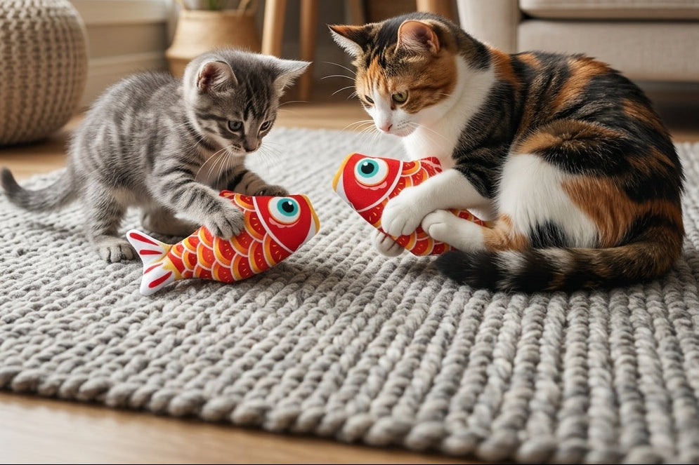 Catvera Interactive Motion Sensor Fish - Premium Safety and Durability