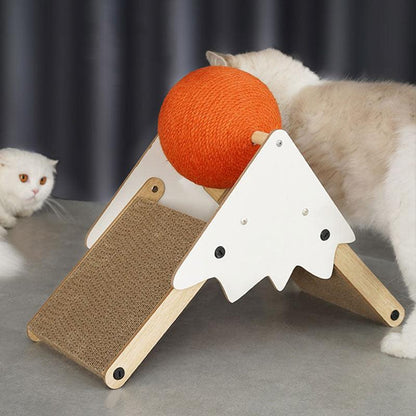 Catvera Interactive Scratching Ball Board - Image 1|||PROMPT|||Original clean product image