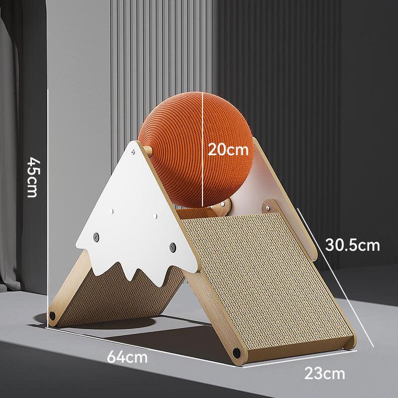 Catvera Interactive Scratching Ball Board - Image 2|||PROMPT|||Original clean product image