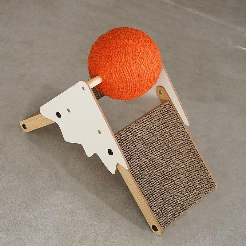 Catvera Interactive Scratching Ball Board - Image 6|||PROMPT|||Original clean product image