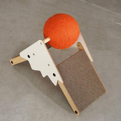 Catvera Interactive Scratching Ball Board - Image 6|||PROMPT|||Original clean product image