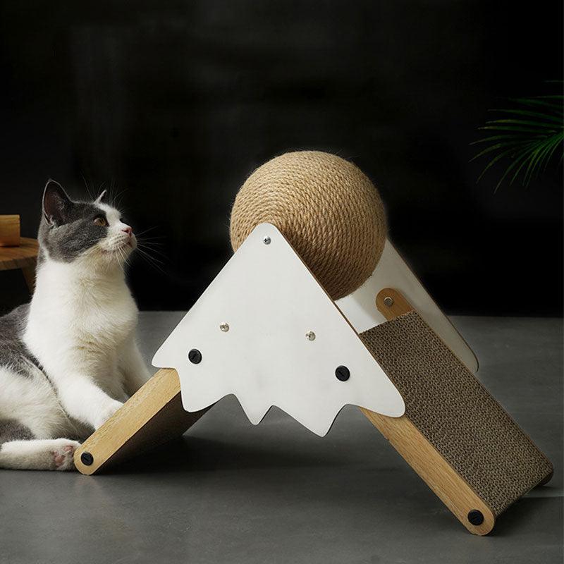 Catvera Interactive Scratching Ball Board - Image 7|||PROMPT|||Original clean product image