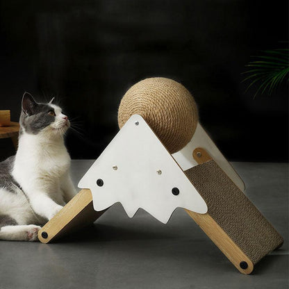 Catvera Interactive Scratching Ball Board - Image 7|||PROMPT|||Original clean product image