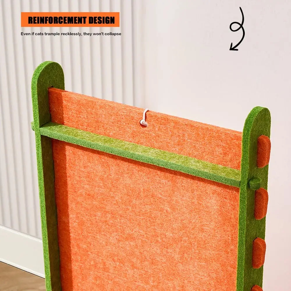 Catvera L-Shape Vertical Scratch Tower - Image 2|||PROMPT|||Original clean product image