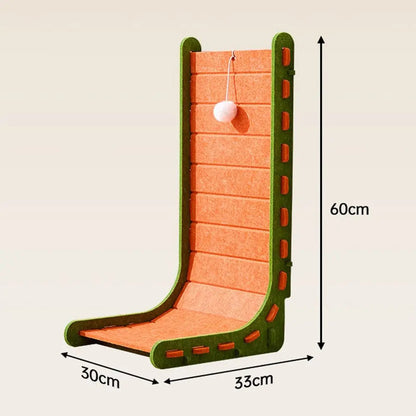 Catvera L-Shape Vertical Scratch Tower - Image 6|||PROMPT|||Original clean product image