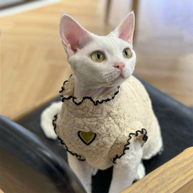 Catvera Lambswool Hairless Cat Sweater - Image 2|||PROMPT|||Original clean product image