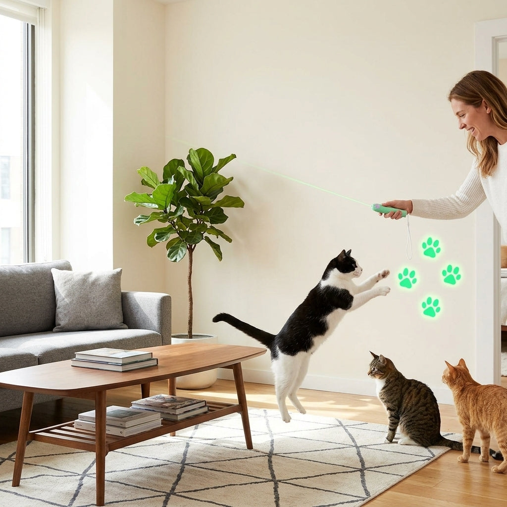 Catvera LED Projection Laser Toy - Interactive Play Enhancement
