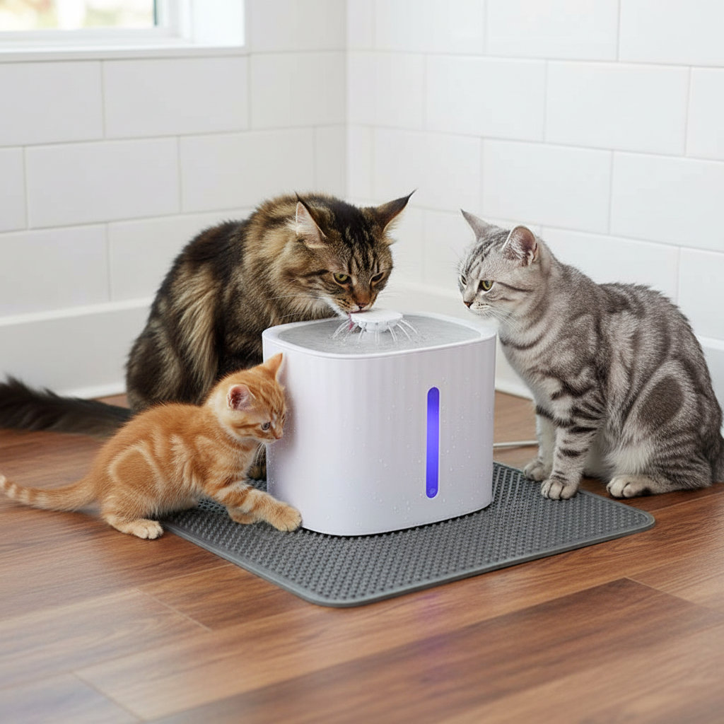 Catvera LED Smart Cat Water Fountain - Health & Safety Benefits