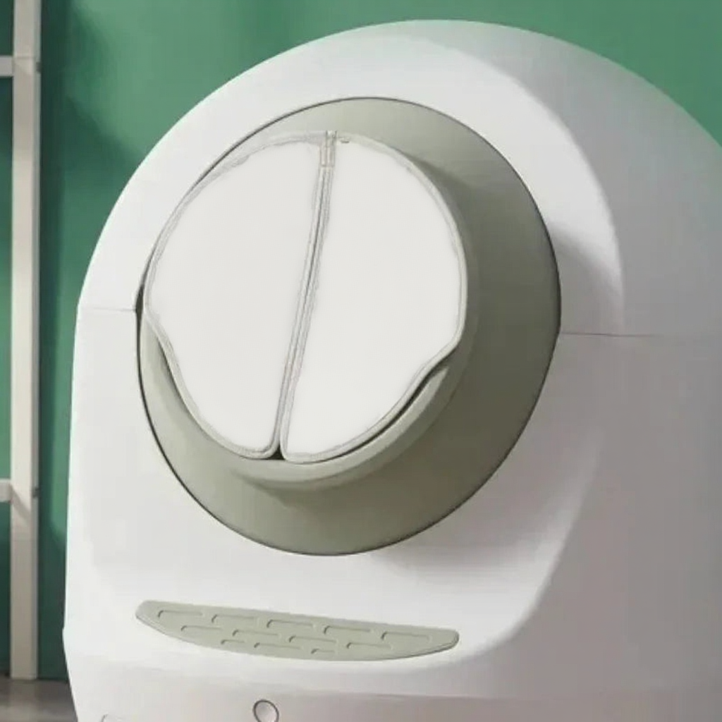 Catvera Litter Box Privacy Curtain - Image 2|||PROMPT|||Cleaned image. Original analysis: Found 1 brand name embossed on the product itself - 'GRACO' visible on the circular dial/knob area of the humidifier