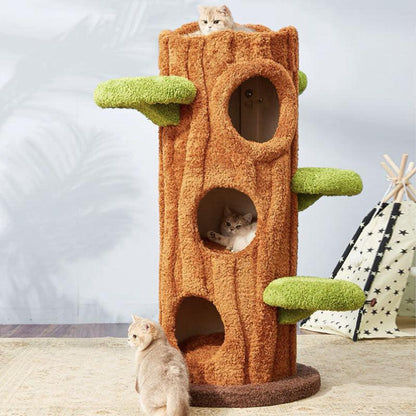 Catvera Luxury Multi-Level Cat Tree - Image 11|||PROMPT|||Original clean product image