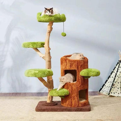 Catvera Luxury Multi-Level Cat Tree - Image 13|||PROMPT|||Original clean product image
