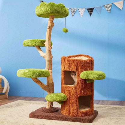 Catvera Luxury Multi-Level Cat Tree - Image 17|||PROMPT|||Original clean product image