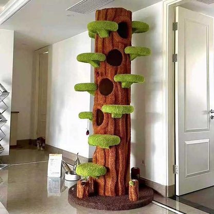 Catvera Luxury Multi-Level Cat Tree - Image 6|||PROMPT|||Original clean product image