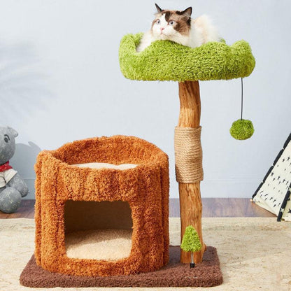 Catvera Luxury Multi-Level Cat Tree - Image 8|||PROMPT|||Original clean product image