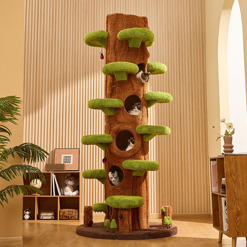 Catvera Luxury Tree Cat Climbing Tower - Image 11|||PROMPT|||Original clean product image