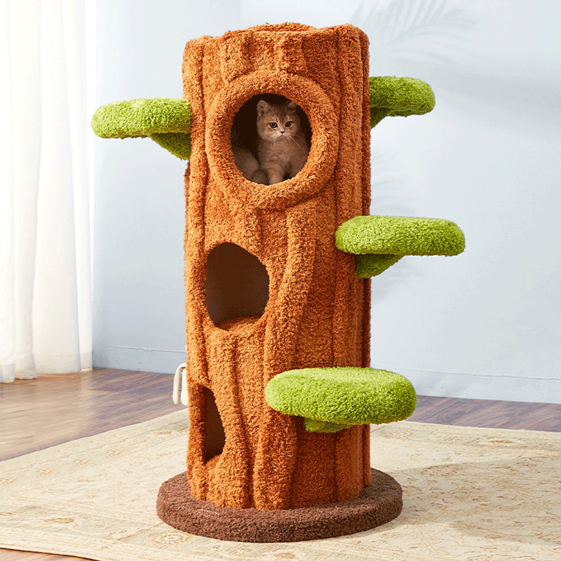 Catvera Luxury Tree Cat Climbing Tower - Image 14|||PROMPT|||Original clean product image