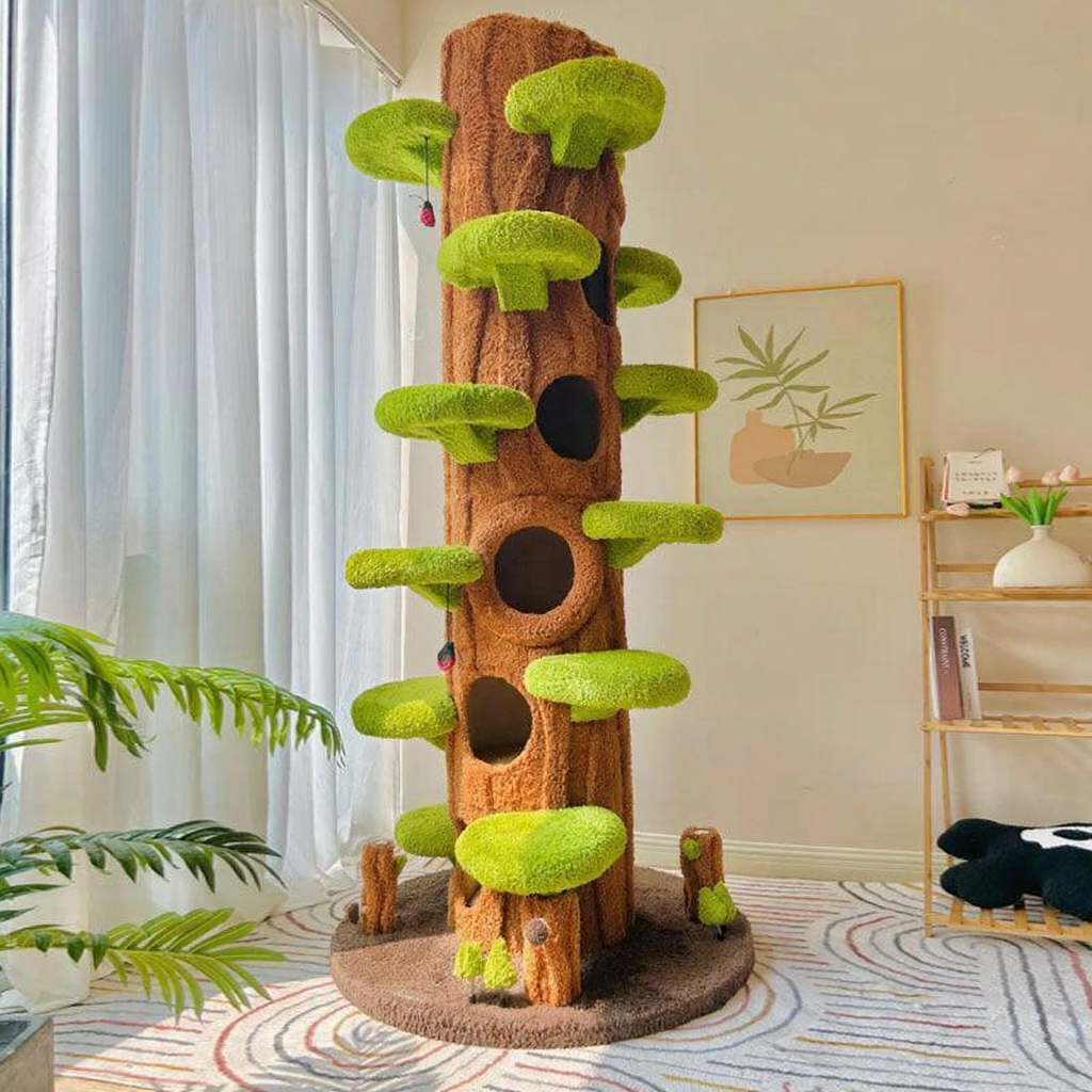 Catvera Luxury Tree Cat Climbing Tower - Image 9|||PROMPT|||Original clean product image