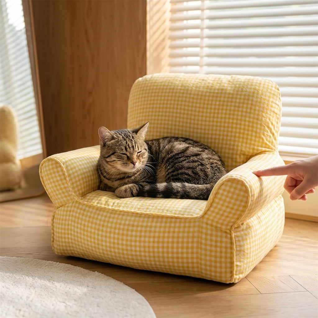 Catvera Miniature Armchair Cat Sofa Bed - Premium Comfort Experience