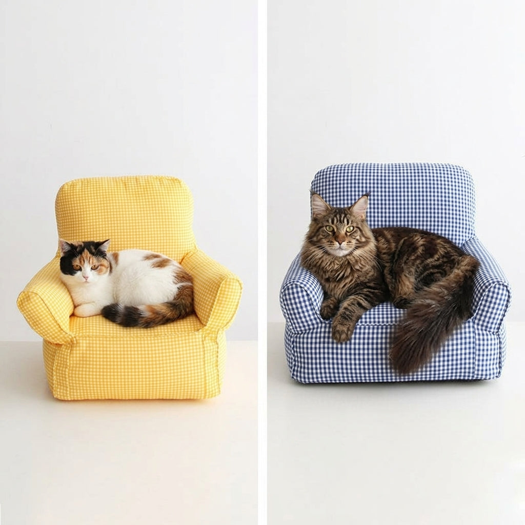 Catvera Miniature Armchair Cat Sofa Bed - Perfect Size Selection