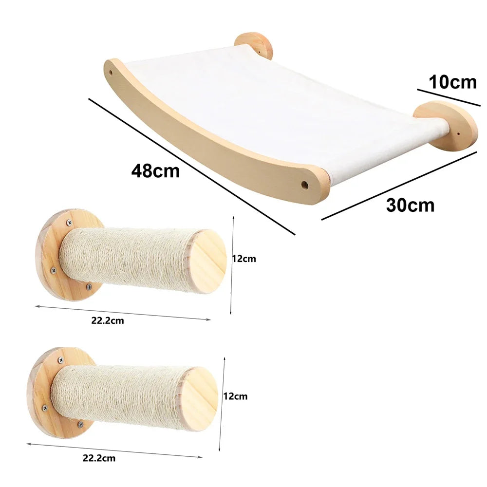 Catvera Modular Wall Cat Climbing System - Image 16|||PROMPT|||Original clean product image
