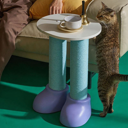 Catvera Multi-Function Cat Scratching Bed - Image 8|||PROMPT|||Cleaned image. Original analysis: Found 1 brand name embossed/printed on the product base