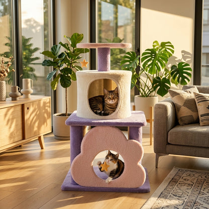 Catvera Multi-Level Cat Tree Condo - Main Product Image