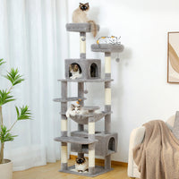Catvera Multi-Level Cat Tree Tower - Image 1|||PROMPT|||Original clean product image