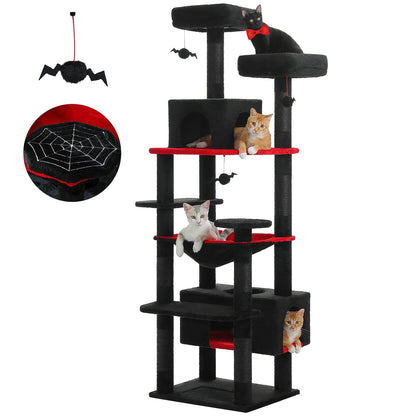 Catvera Multi-Level Cat Tree Tower - Image 11|||PROMPT|||Original clean product image