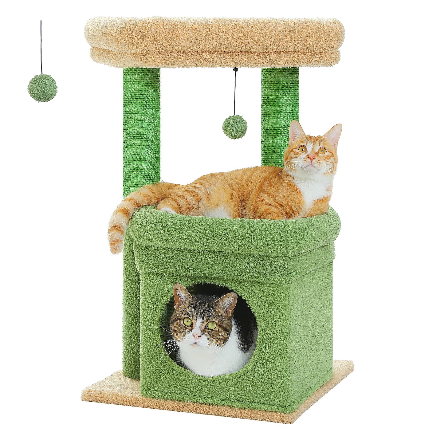 Catvera Multi-Level Cat Tree Tower - Image 11|||PROMPT|||Original clean product image