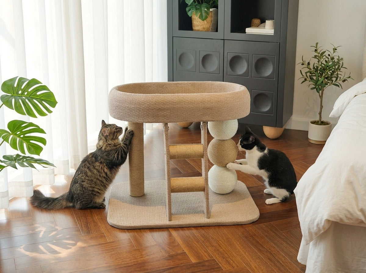 Catvera Multi-Level Cat Tree Tower - Complete Scratching and Play Paradise