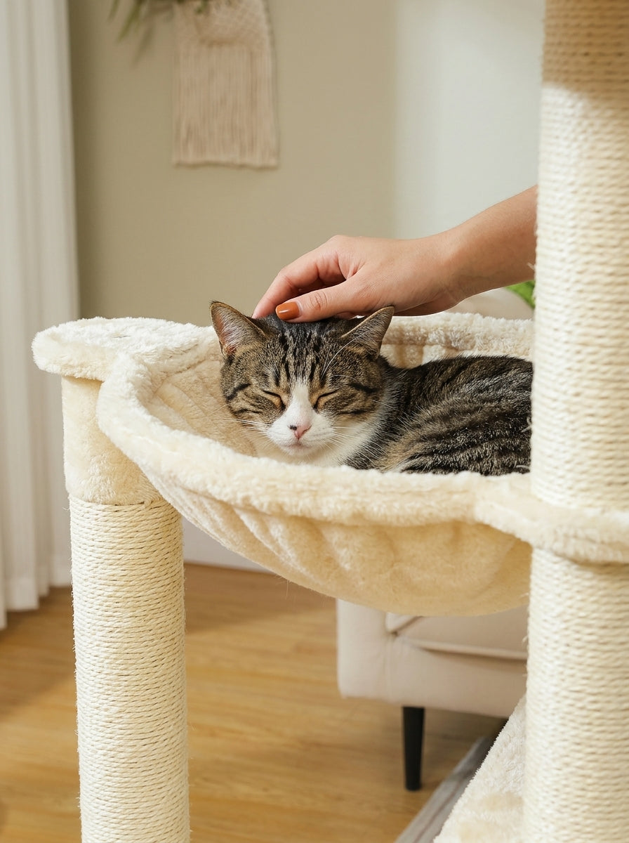 Catvera Multi-Level Cat Tree Tower - Premium Comfort Materials