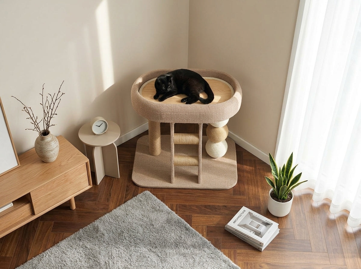Catvera Multi-Level Cat Tree Tower - Perfect Size for Any Home