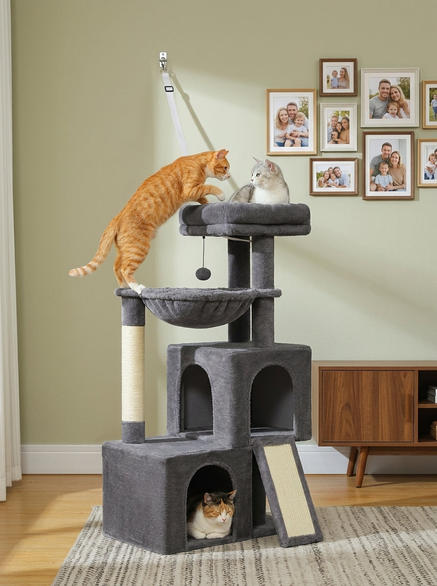 Catvera Multi-Level Cat Tree Tower - Safety-First Stability